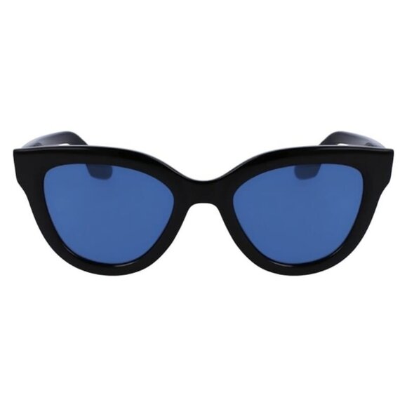 New VICTORIA BECKHAM Black Cat Eye VB649S 001 Sunglasses Women - Picture 2 of 4